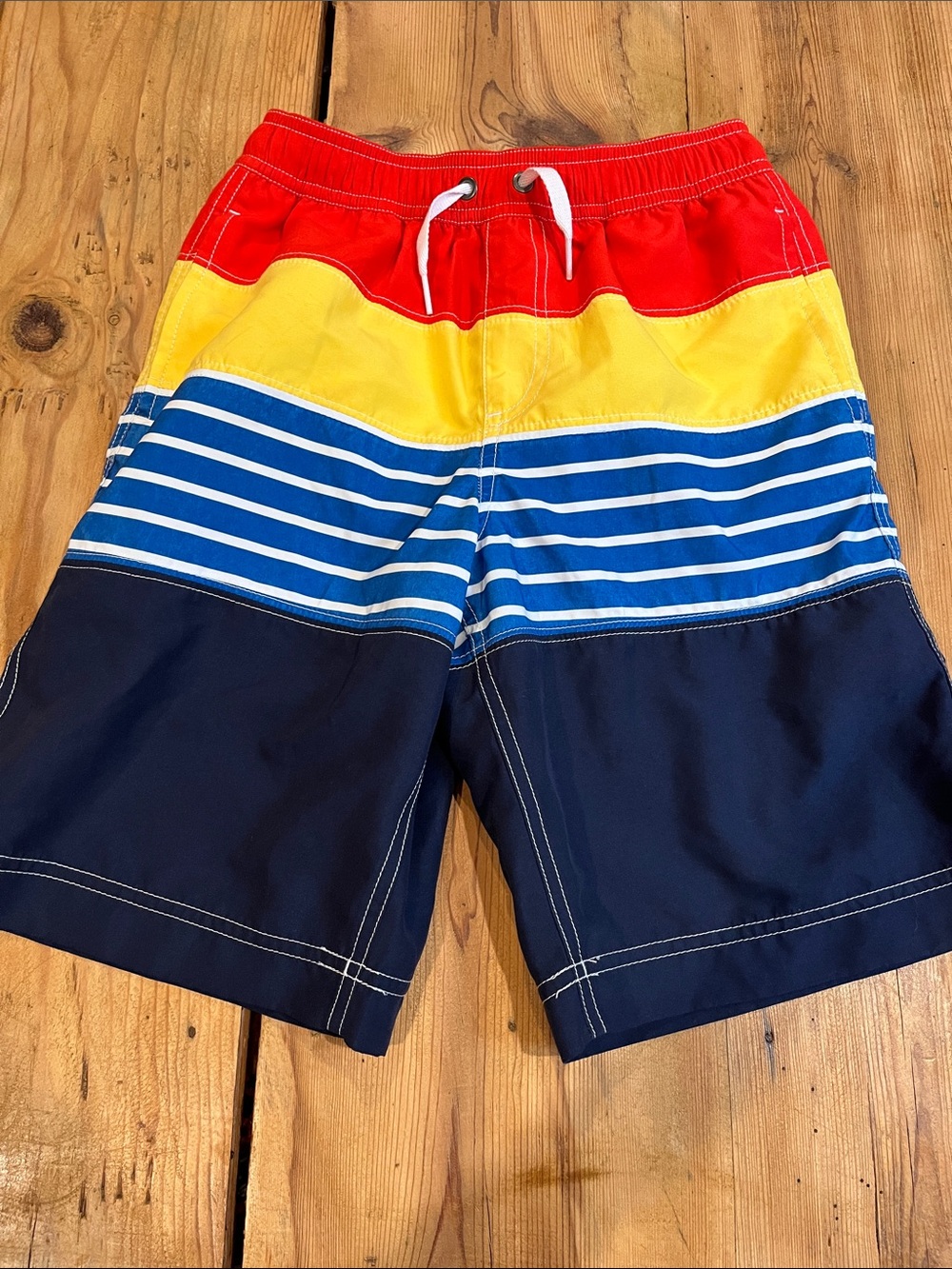 HANNA ANDERSSON 130 Colorful Long Fit Swimming Trunks